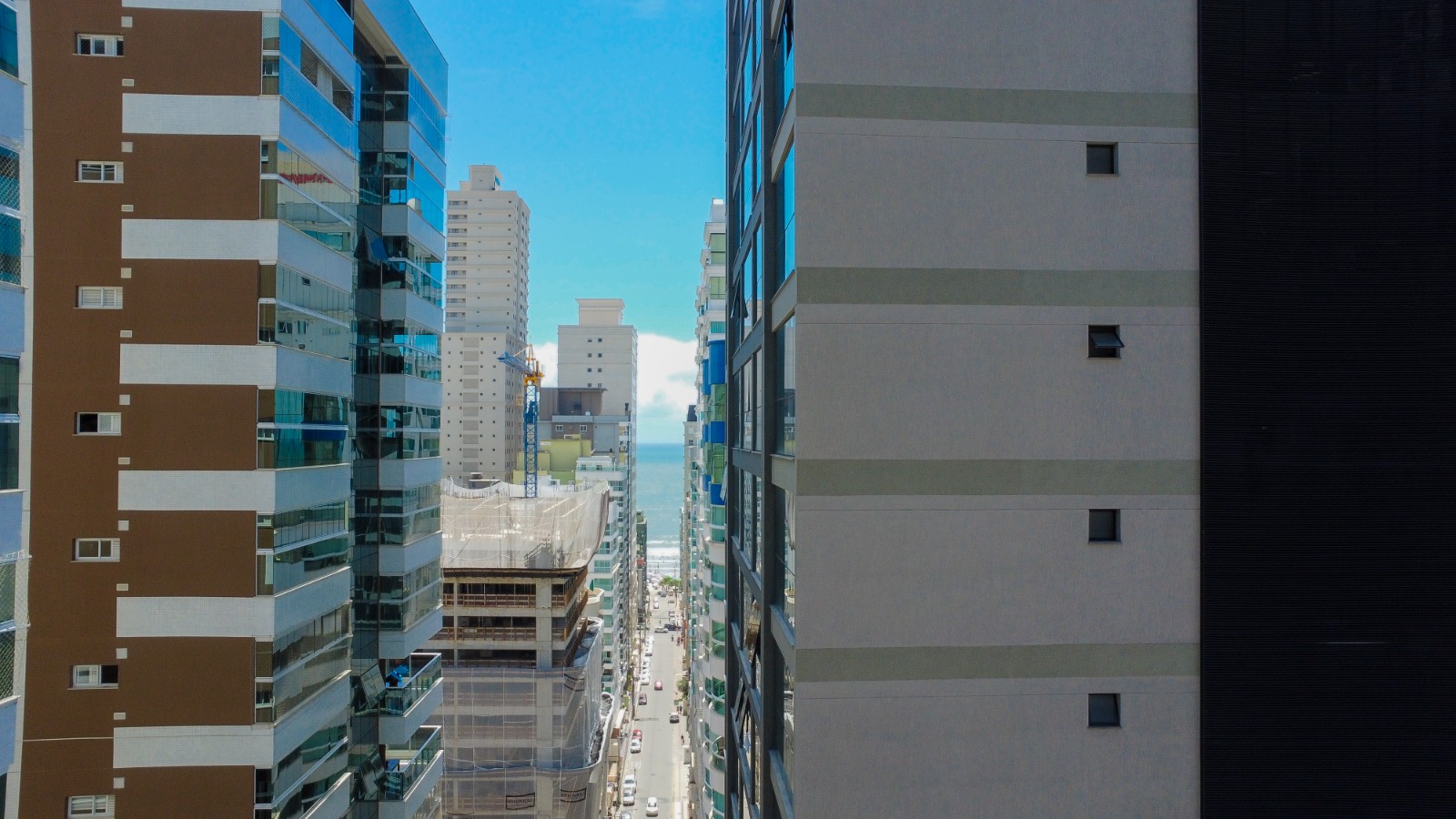 Vista para o mar em Itapema